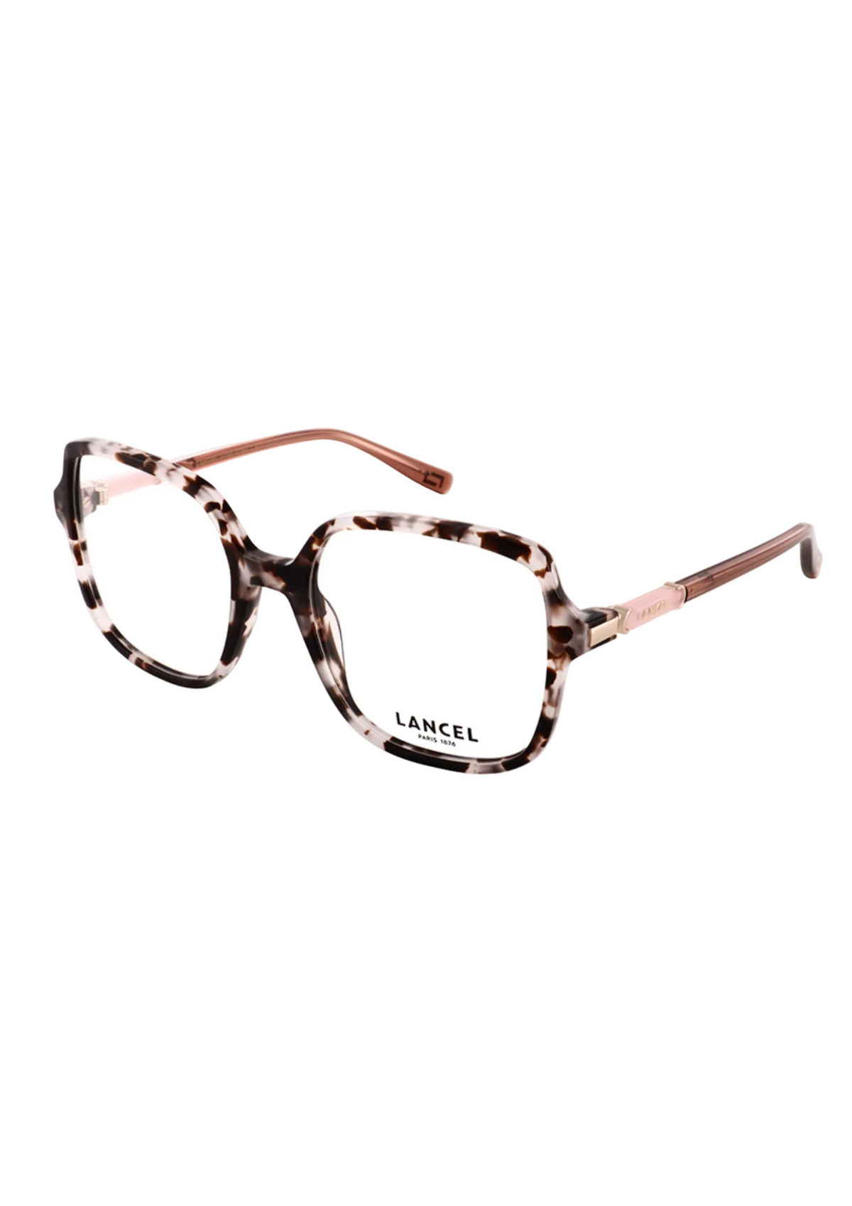 LANCEL – LA90064 | Lunettes de vue femme écaille branche rose