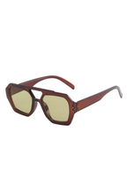 IKALY EHLA – Lunettes de soleil femme marron verres jaune