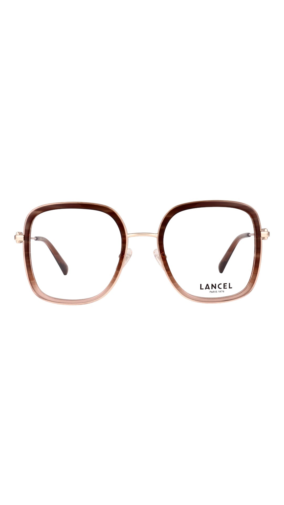 LANCEL – ESTELLE | Lunettes de vue femme combiné dégradé marron et doré