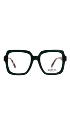 LANCEL – MANON | Lunettes de vue femme vert et écaille