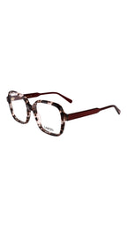 LANCEL – ENORA | Lunettes de vue femme écaille et branche marron
