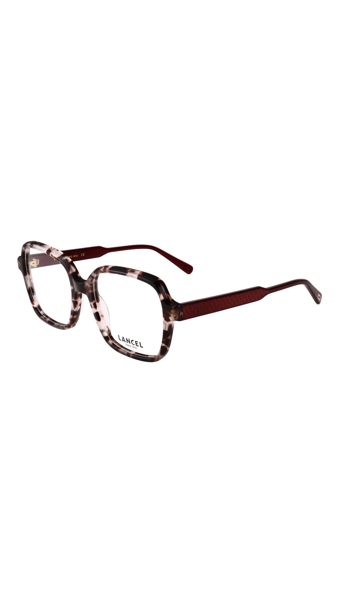 LANCEL – ENORA | Lunettes de vue femme écaille et branche marron