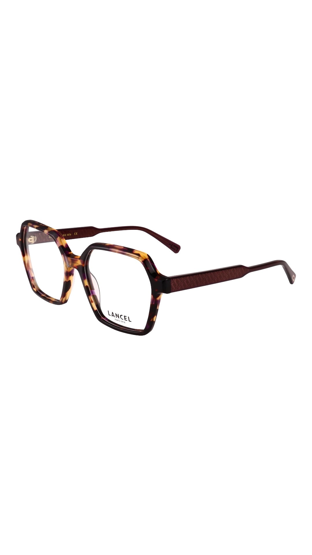 LANCEL – DAPHNE | Lunettes de vue femme écaille et branches marron
