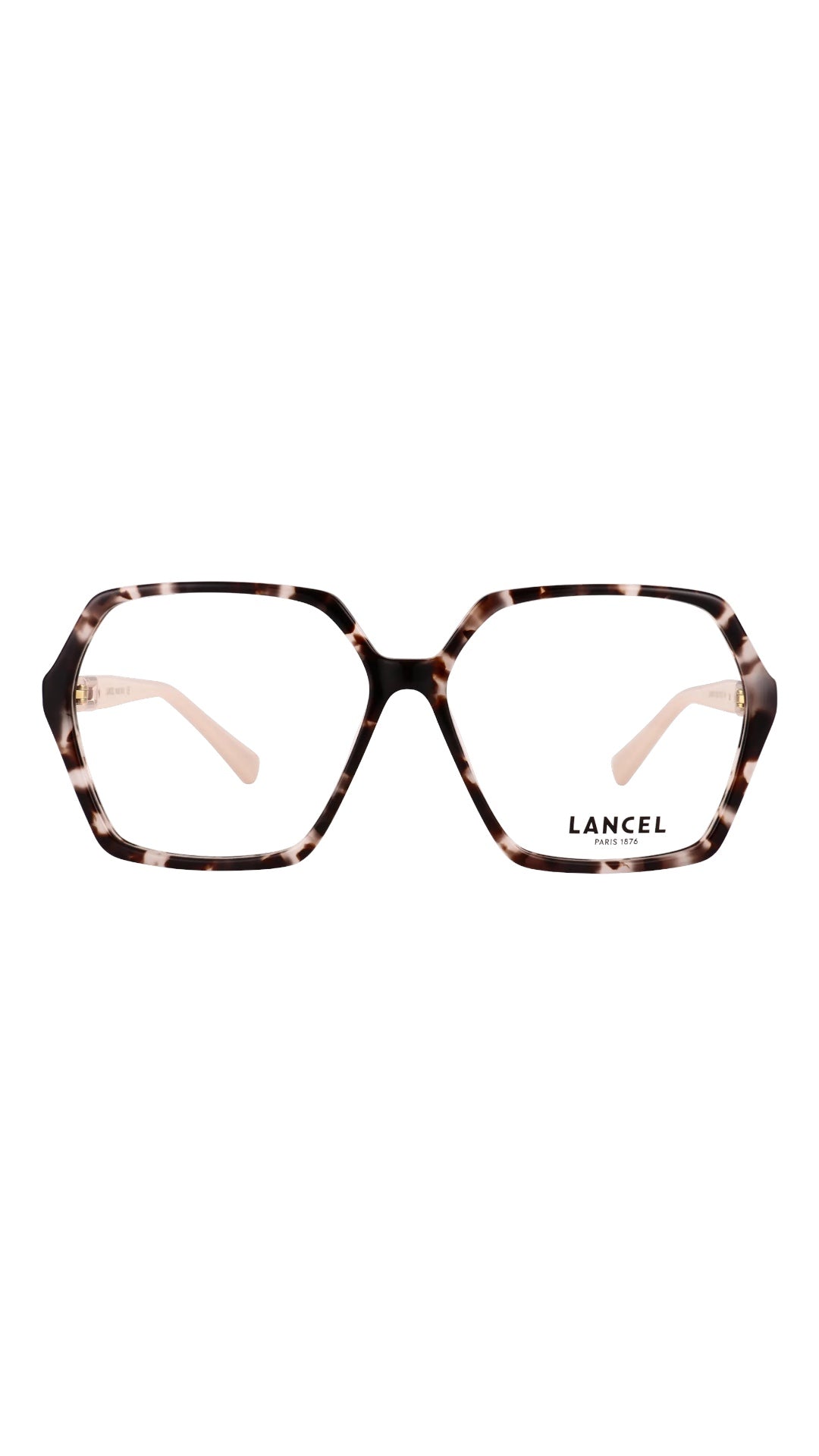 LANCEL – HERMINE | Lunettes de vue femme acétate écaille branche beige