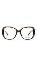 LANCEL – LOUNA | Lunettes de vue femme cristal vert et écaille