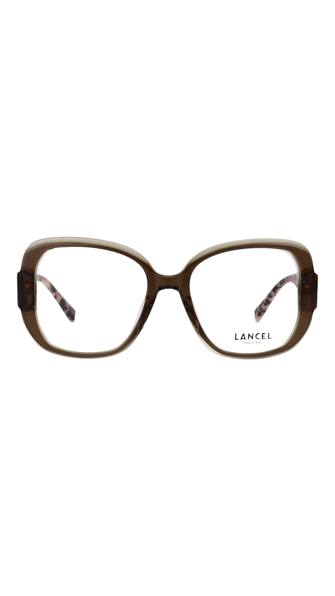 LANCEL – LOUNA | Lunettes de vue femme cristal vert et écaille