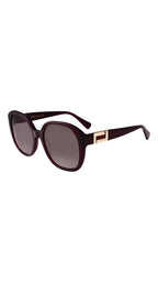 LANCEL PIA – Lunettes de soleil femme noir & verres marron dégradé