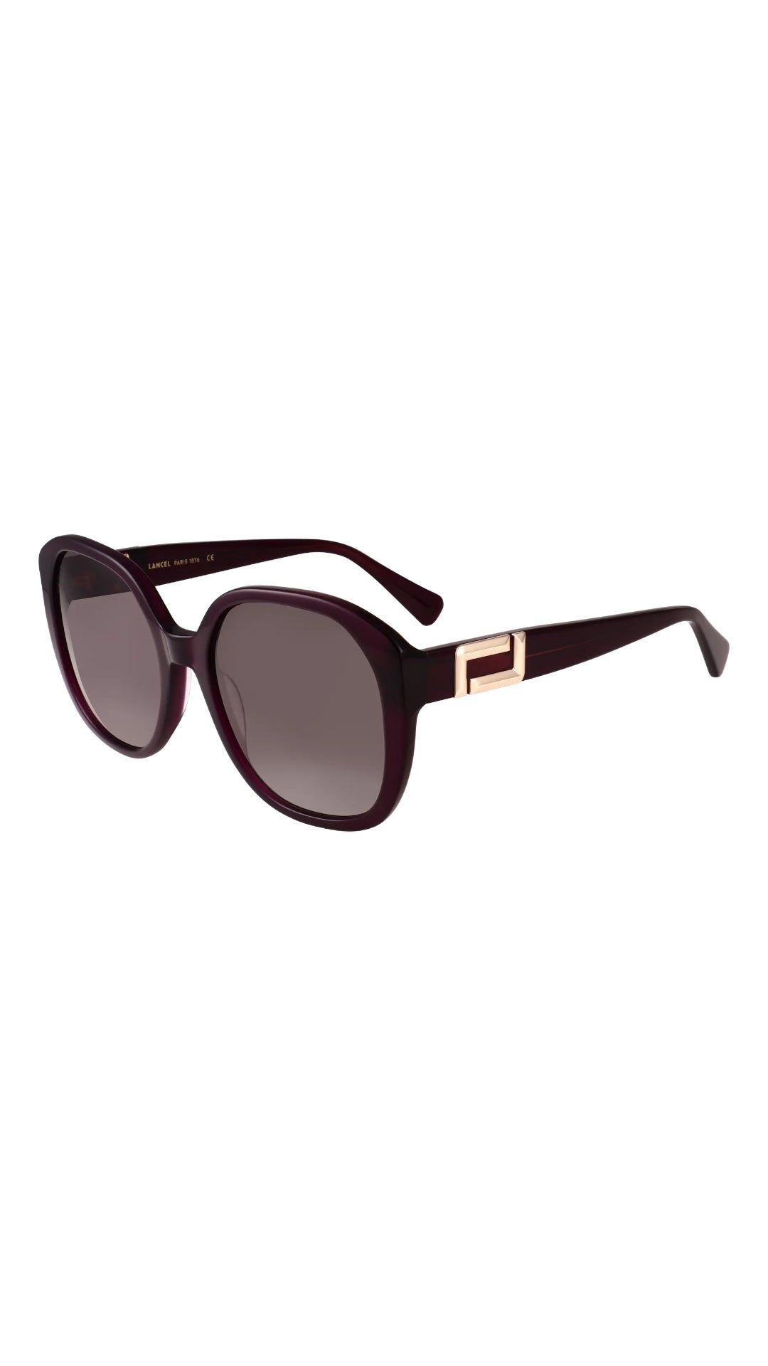 LANCEL PIA – Lunettes de soleil femme noir & verres marron dégradé