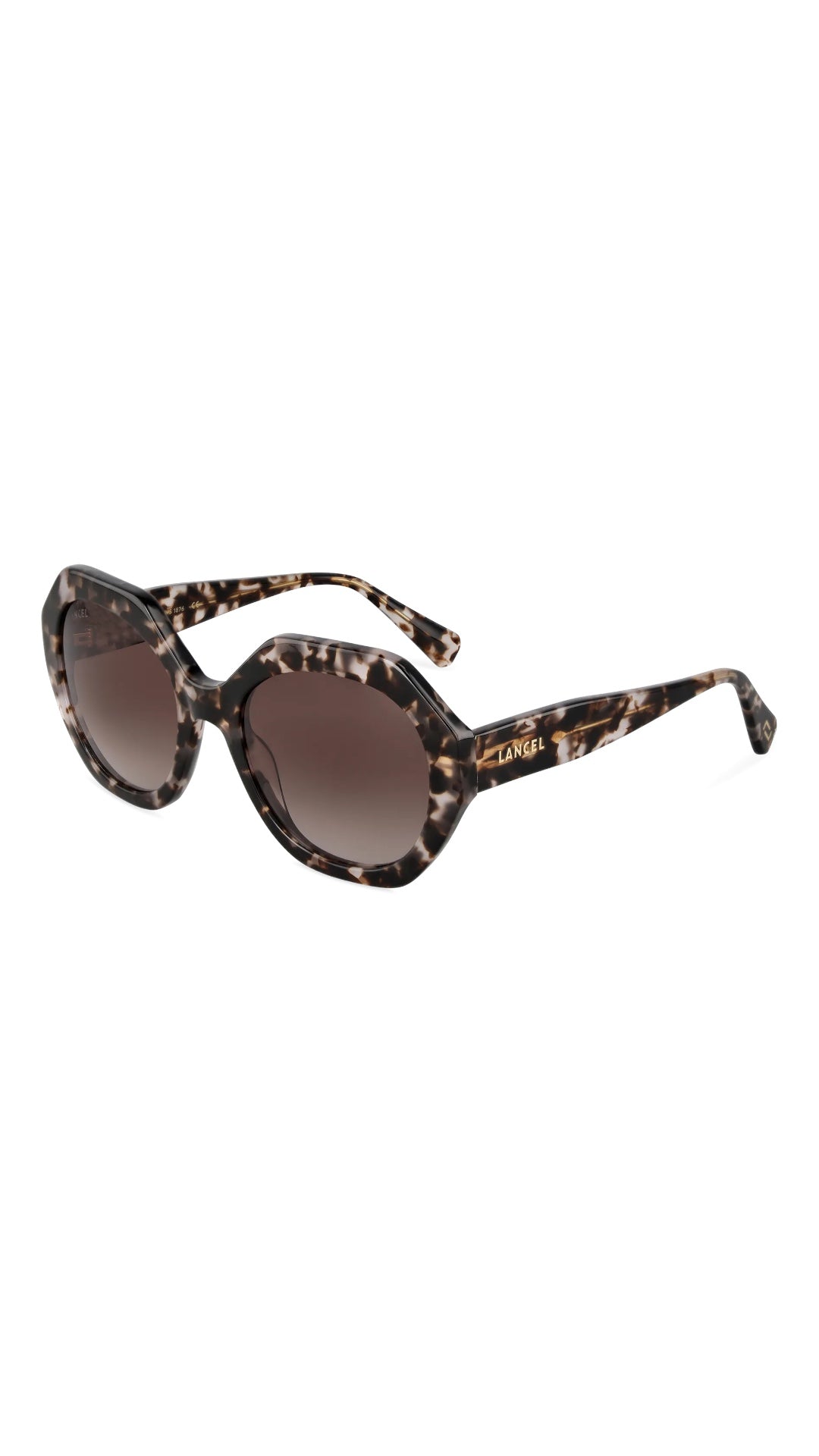 LANCEL OCTAVIE – Lunettes de soleil femme écaille verres dégradé