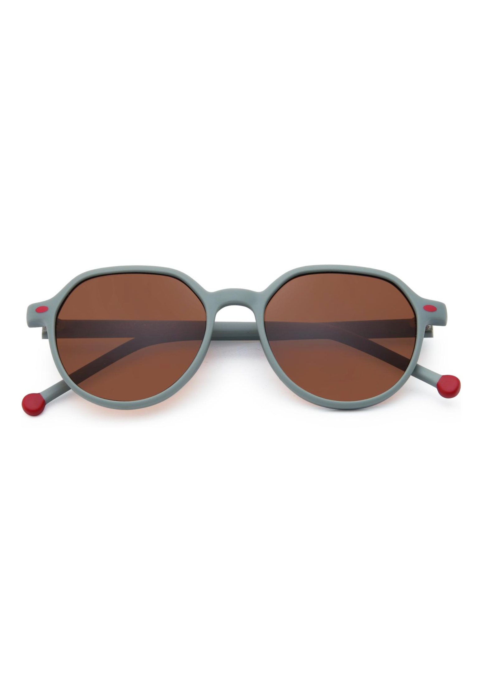 IKALY SK682 – Lunettes de soleil enfant acétate kaki mat