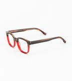 Woodys – Johan | Lunettes de vue homme crystal rouge