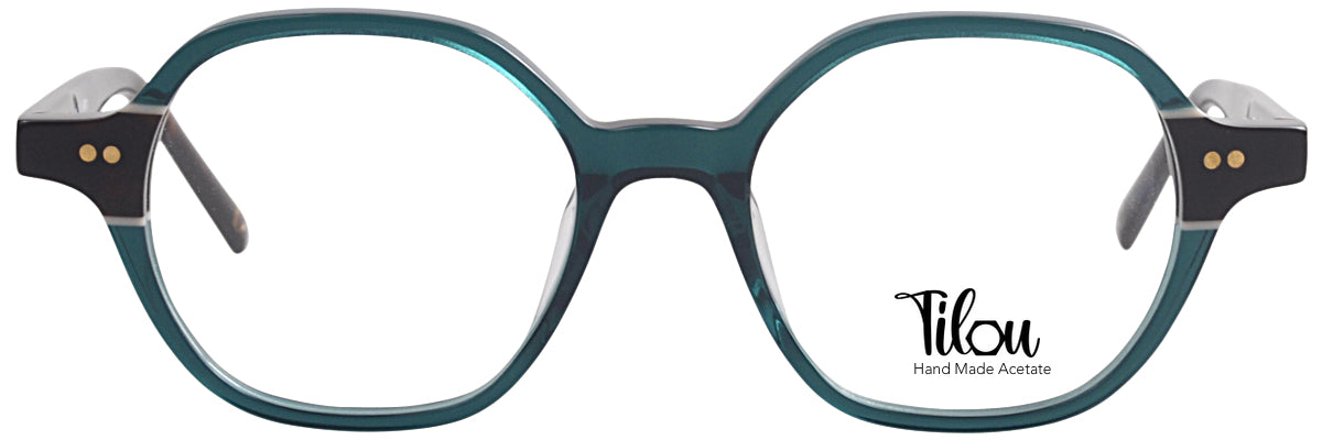Lou – KA16 | Lunettes de vue enfant vert et noir