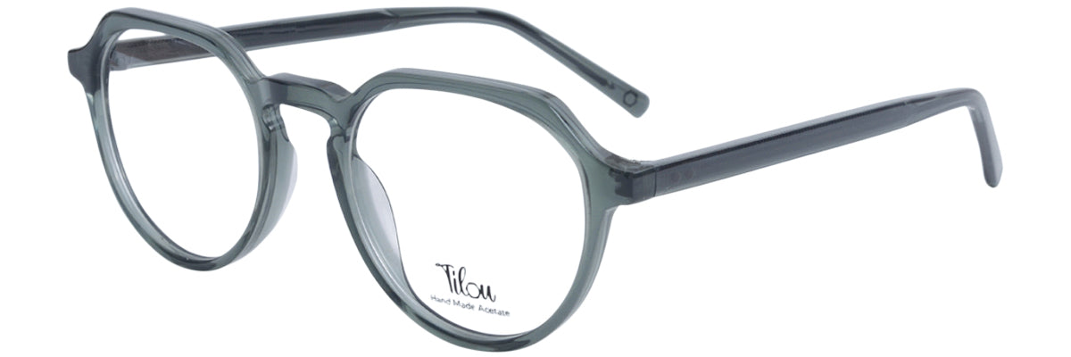 Lou – KA4 | Lunettes de vue enfant cristal gris avec clip solaire