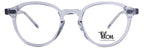 Lou – KA6 | Lunettes de vue enfant cristal gris avec clip solaire