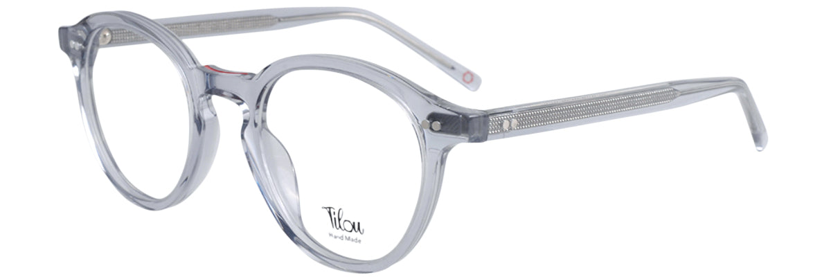 Lou – KA6 | Lunettes de vue enfant cristal gris avec clip solaire