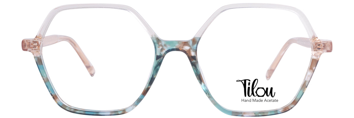 Lou – KA8 | Lunettes de vue enfant cristal et écaille