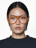 KOMONO – The Elodie | Lunettes de vue femme acétate écaille miel
