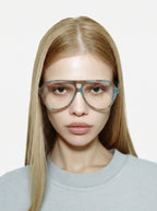 KOMONO – The Elodie | Lunettes de vue femme acétate écaille bleu