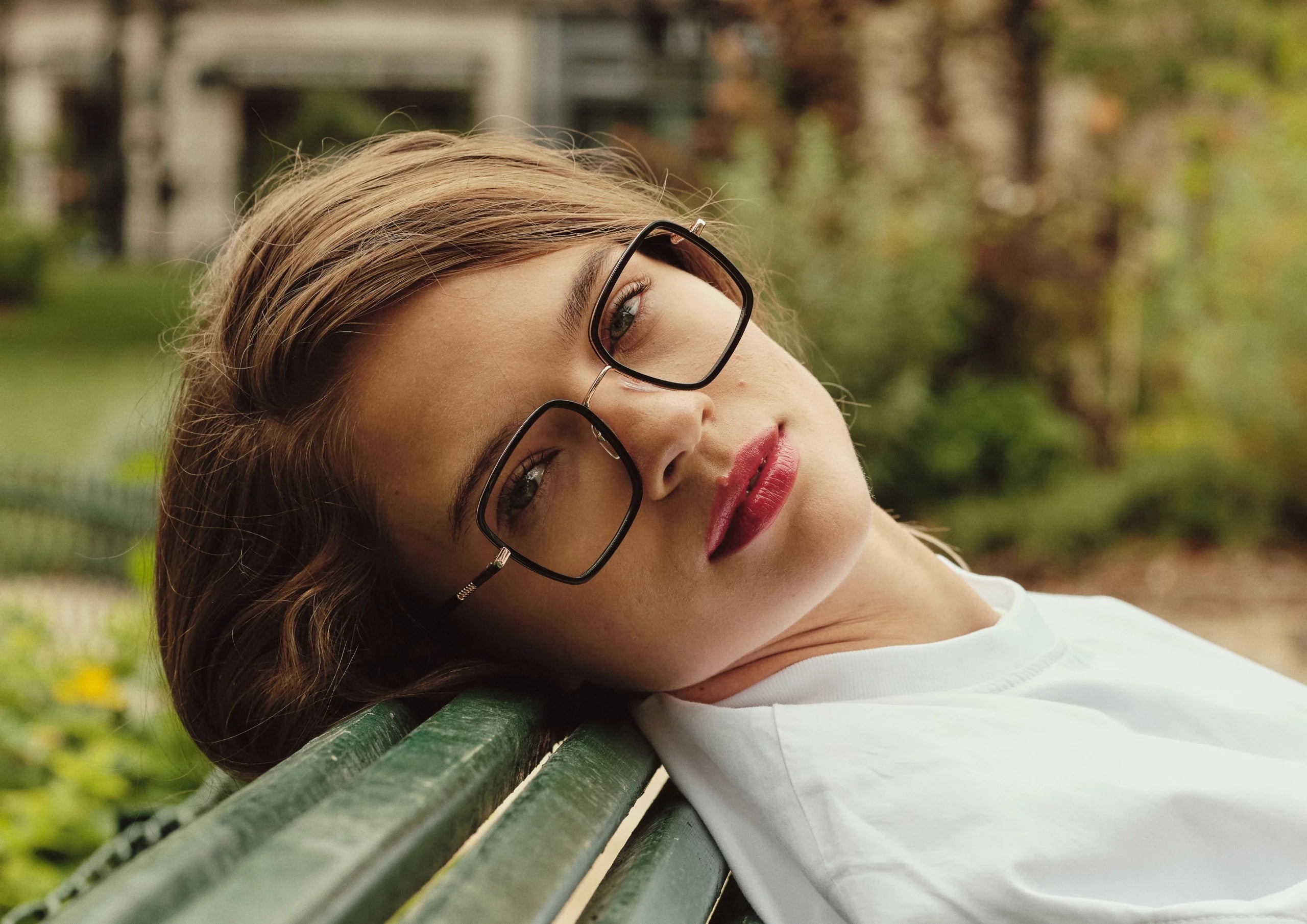 LANCEL – LA90056 | Lunettes de vue femme combiné rose gold