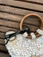 LANCEL – LA90075 | Lunettes de vue femme cristal kaki