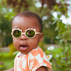 KIETLA - LION | Lunettes de soleil incassables enfant VANILLE 2-4 ans