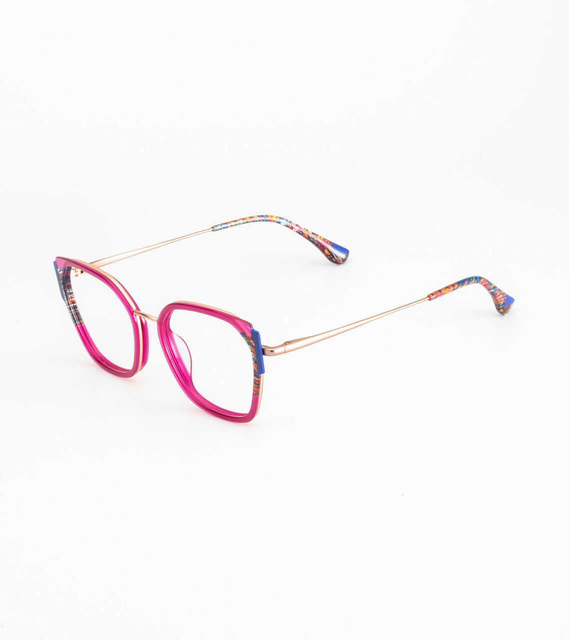 Woodys – Lora | Lunettes de vue femme combiné rose gold & rose