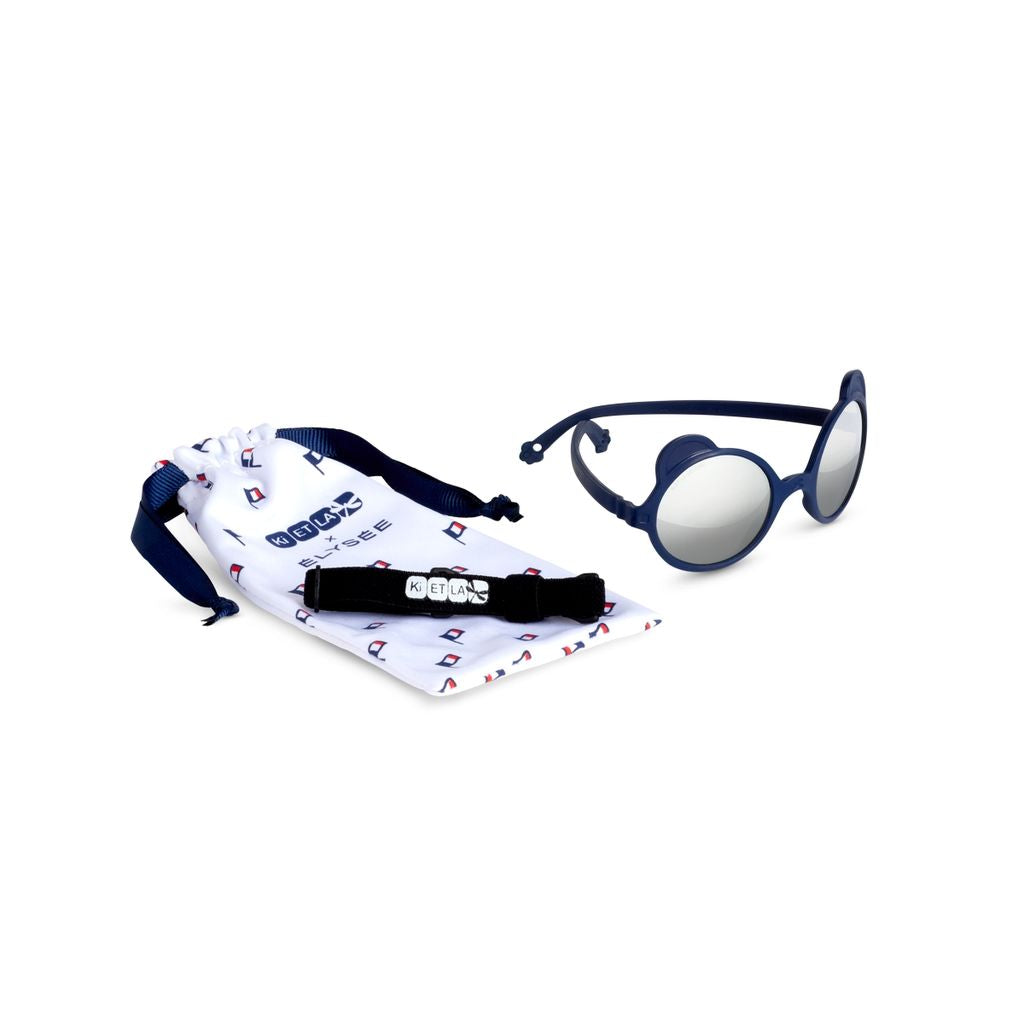 KIETLA - OURSON | Lunettes de soleil bébé bleu Élysée 0-4 ans