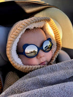 KIETLA - OURSON | Lunettes de soleil bébé bleu Élysée 0-4 ans