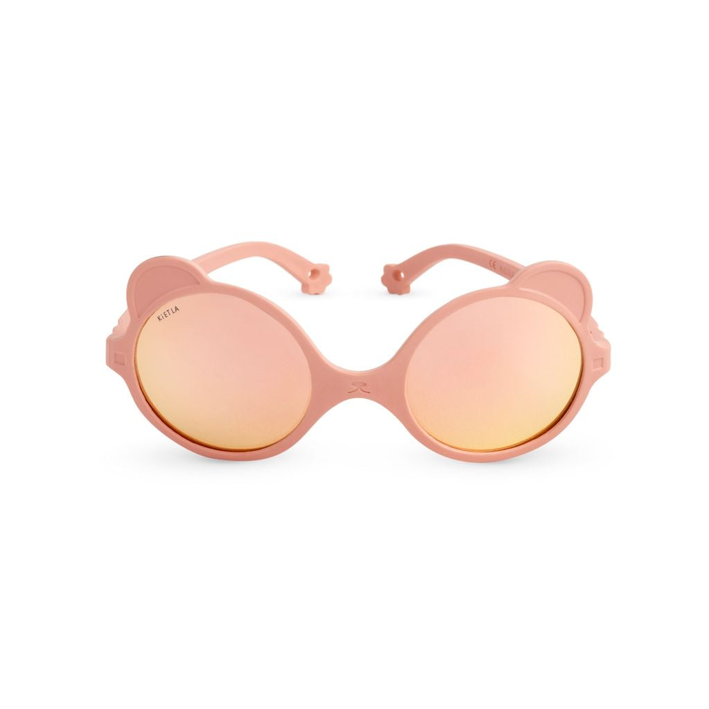 KIETLA - OURSON | Lunettes de soleil bébé rose peach 0-4 ans