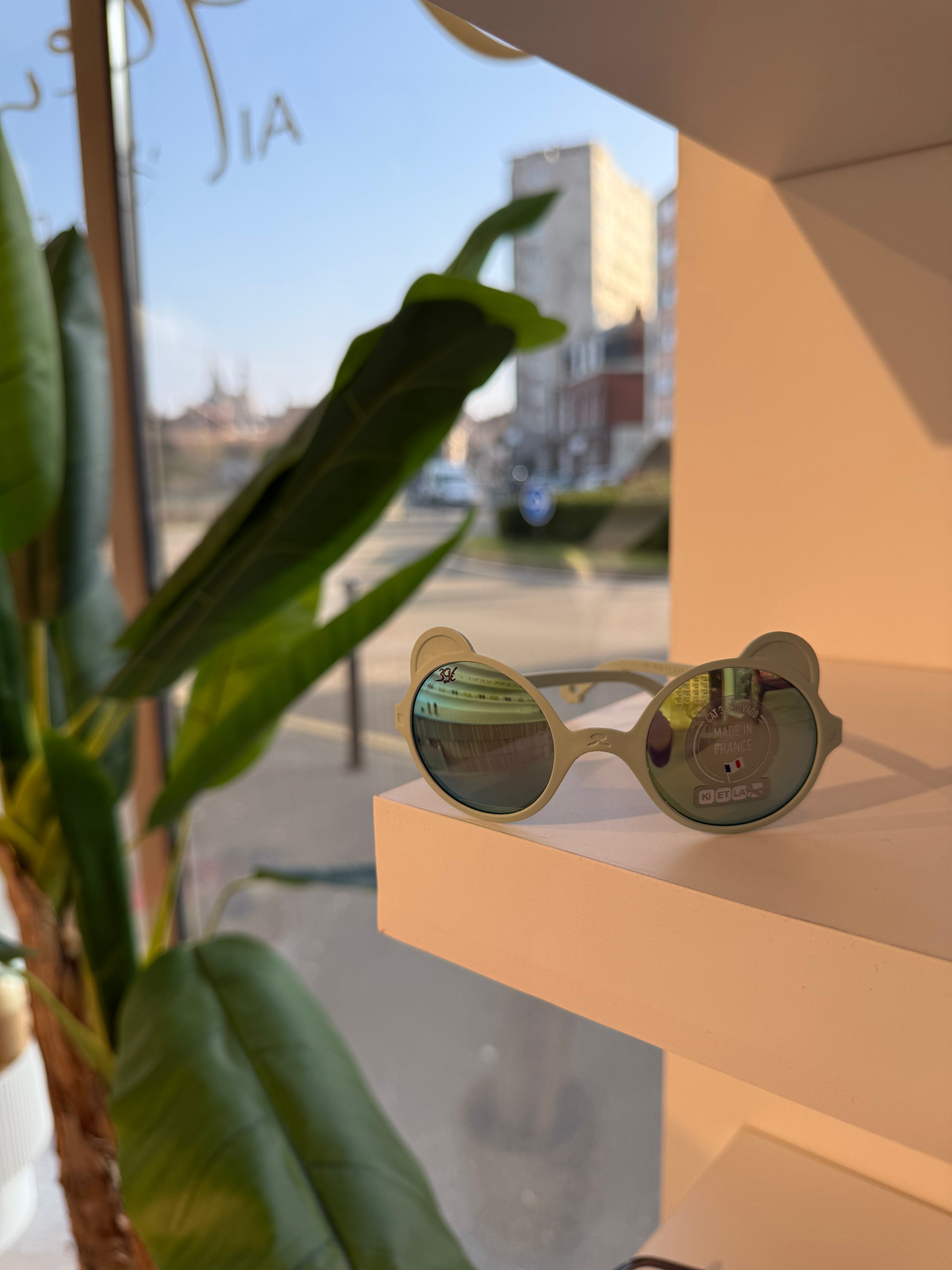 KIETLA - OURSON | Lunettes de soleil enfant vert amande 2 à 4 ans