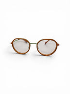 EYELET - BOLD | LUNETTES DE VUE ENFANTS METAL ORANGE ET VERT BRANCHE TITANE