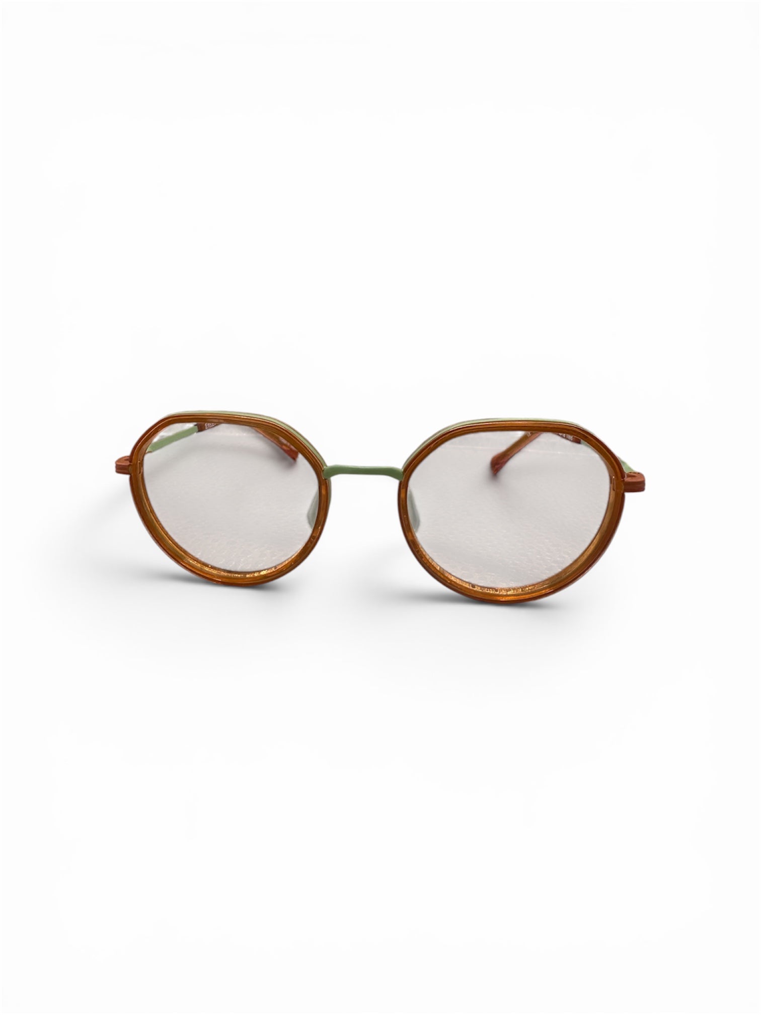 EYELET - BOLD | LUNETTES DE VUE ENFANTS METAL ORANGE ET VERT BRANCHE TITANE