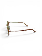 EYELET - BOLD | LUNETTES DE VUE ENFANTS METAL ORANGE ET VERT BRANCHE TITANE