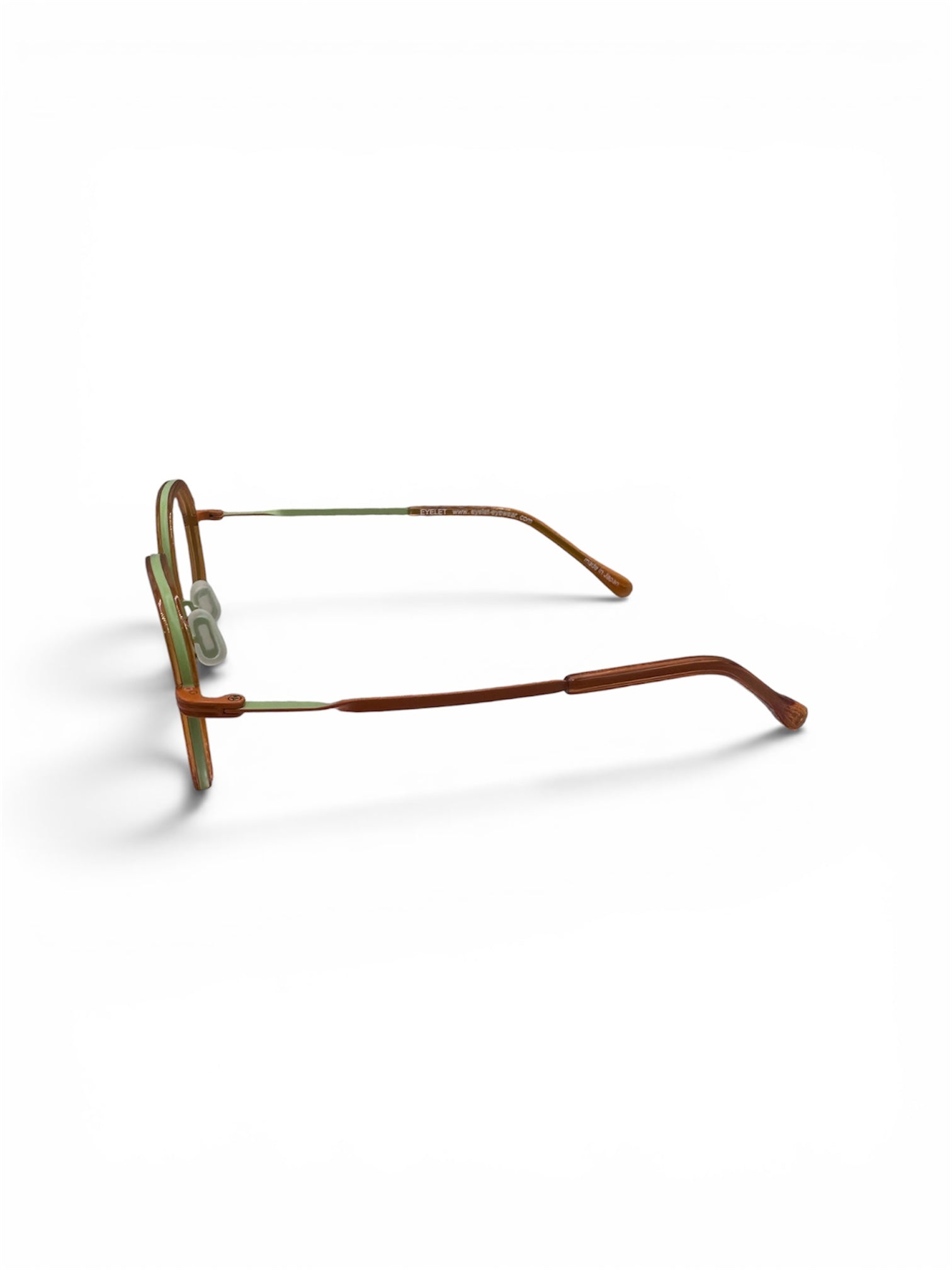 EYELET - BOLD | LUNETTES DE VUE ENFANTS METAL ORANGE ET VERT BRANCHE TITANE