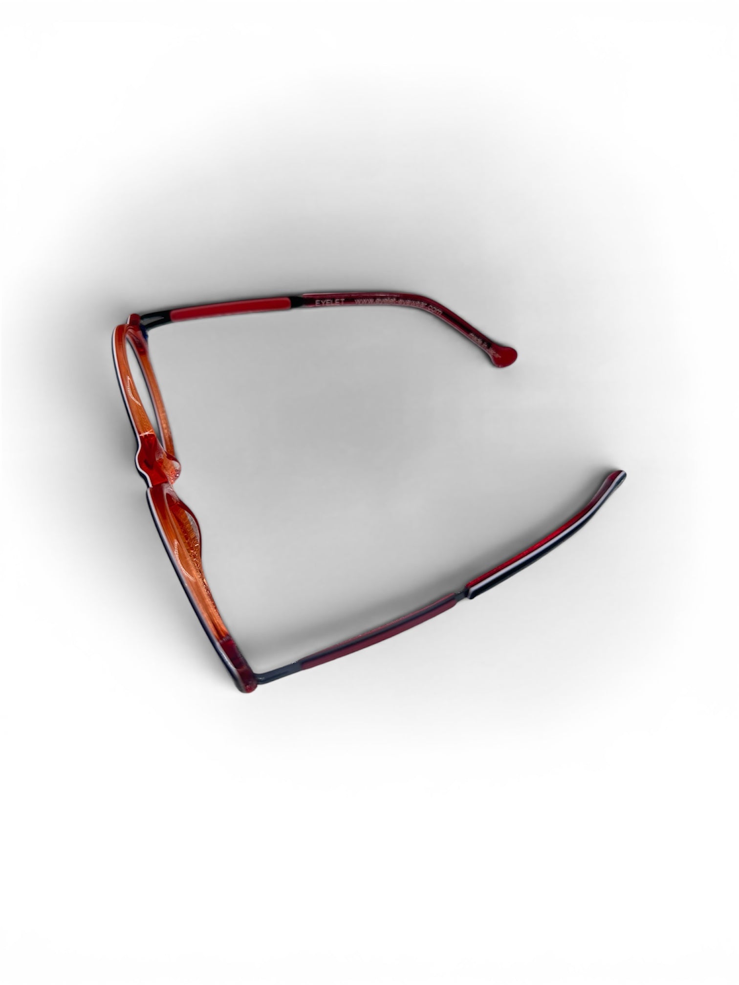 EYELET - SUGAR | LUNETTES DE VUE ENFANTS ACÉTATE BLEU ET ROUGE BRANCHE TITANE