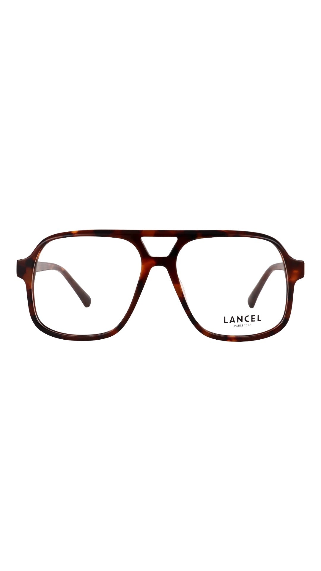 LANCEL – FLORIANE | Lunettes de vue femme double pont écaille