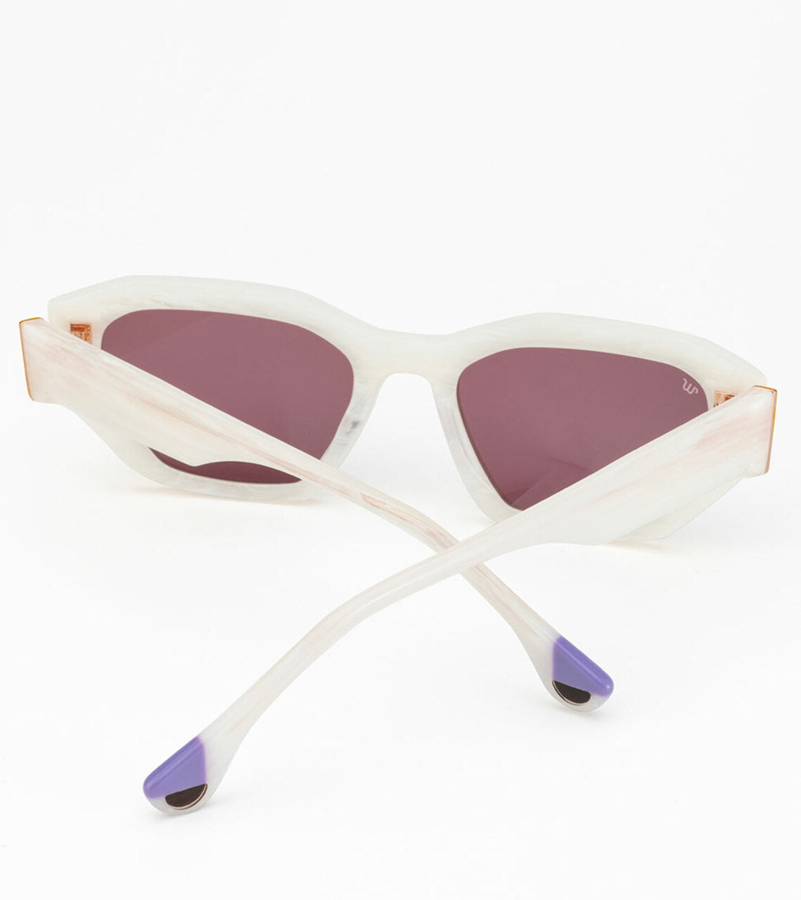 WOODYS Rue – Lunettes de soleil femme marbre blanc