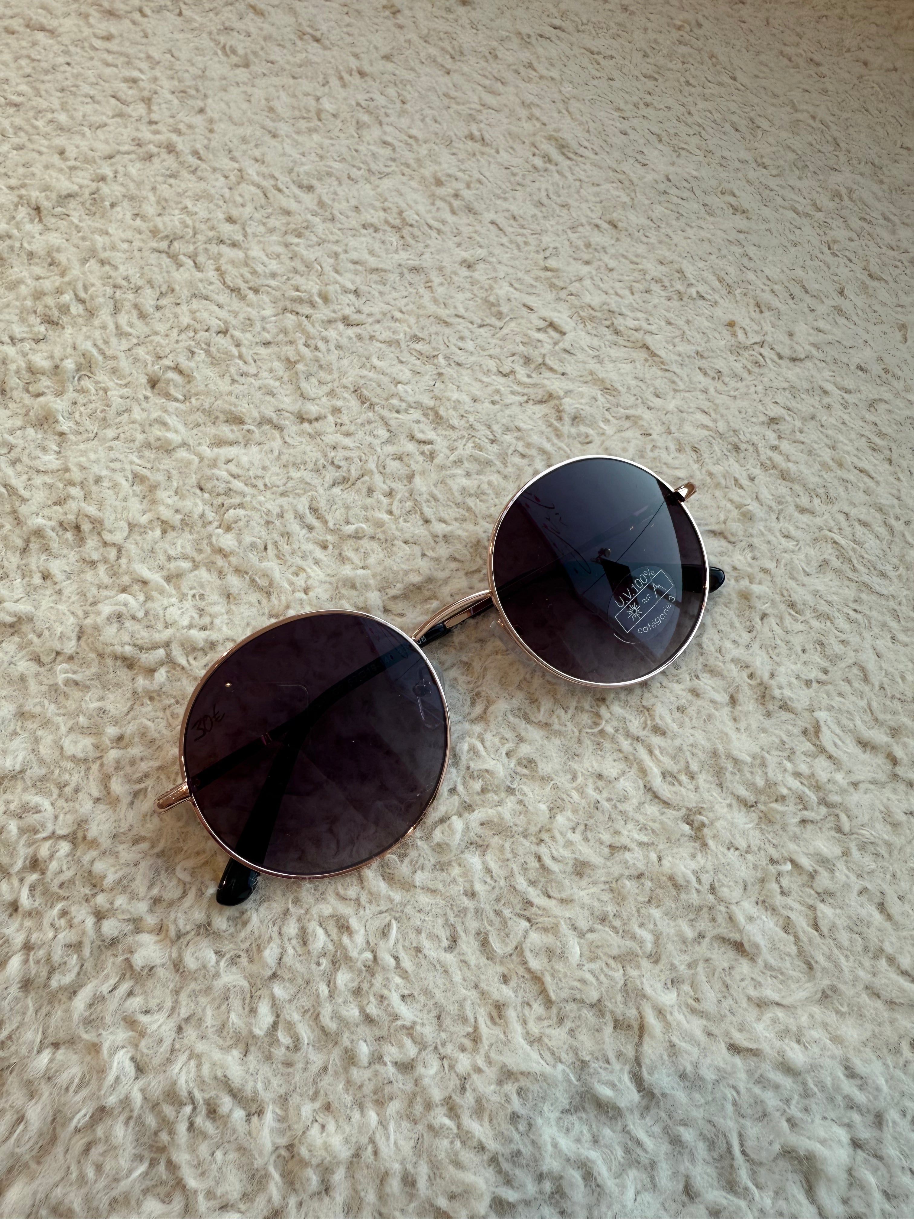 IKALY S368 – Lunettes de soleil femme rose gold et verres dégradés