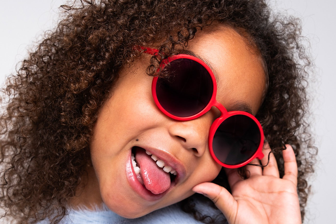 IKALY - SK681 | Lunettes de soleil enfant rouge mat