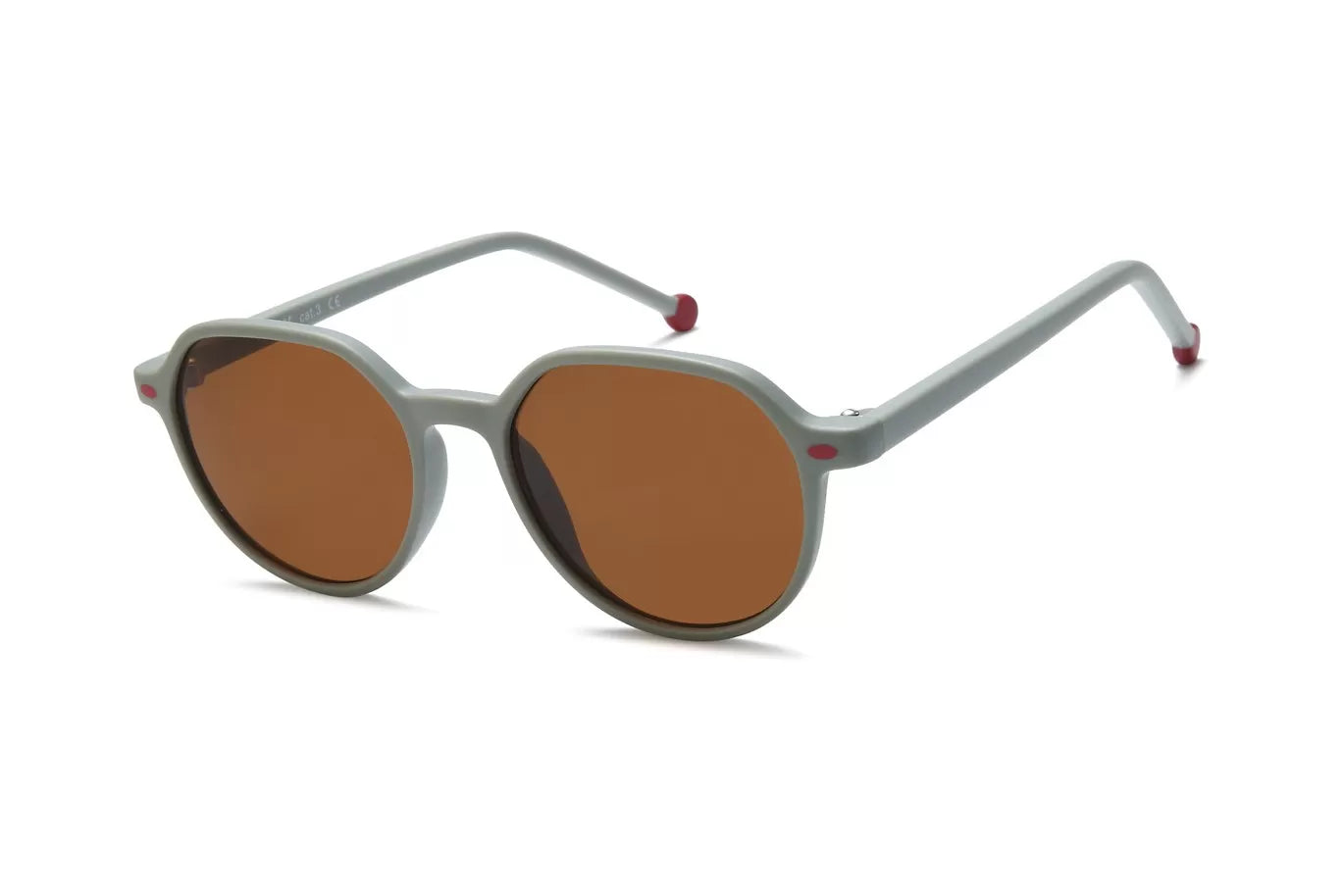 IKALY SK682 – Lunettes de soleil enfant acétate kaki mat