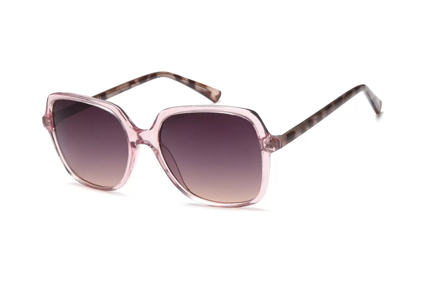 IKALY SP4194 – Lunettes soleil femme cristal rose/écaille & verres brun