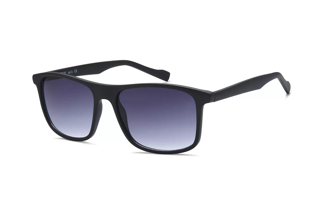 IKALY SP4200 – Lunettes de soleil homme noir mat et verres dégradés