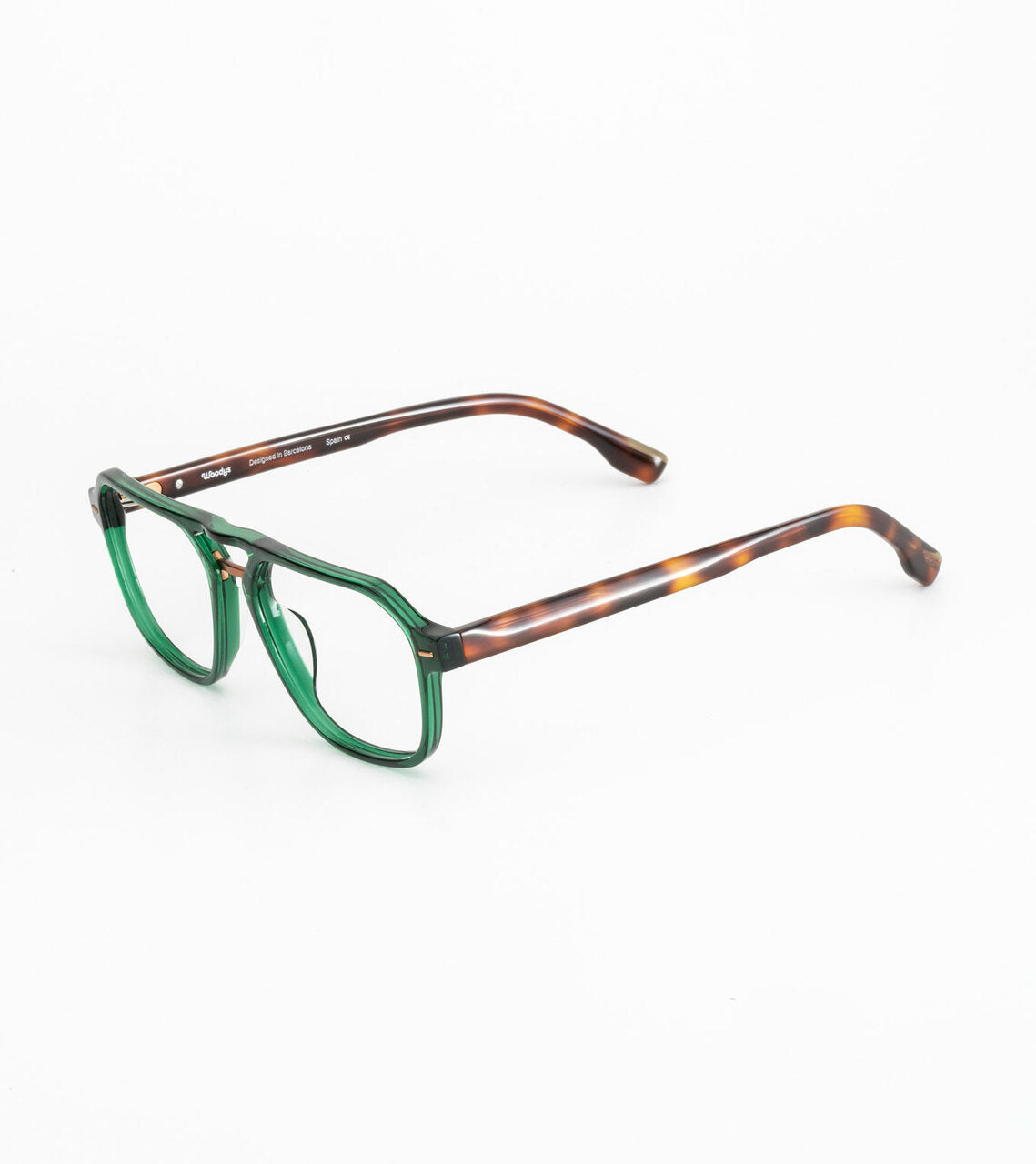 Woodys – Stuart | Lunettes de vue homme crystal vert