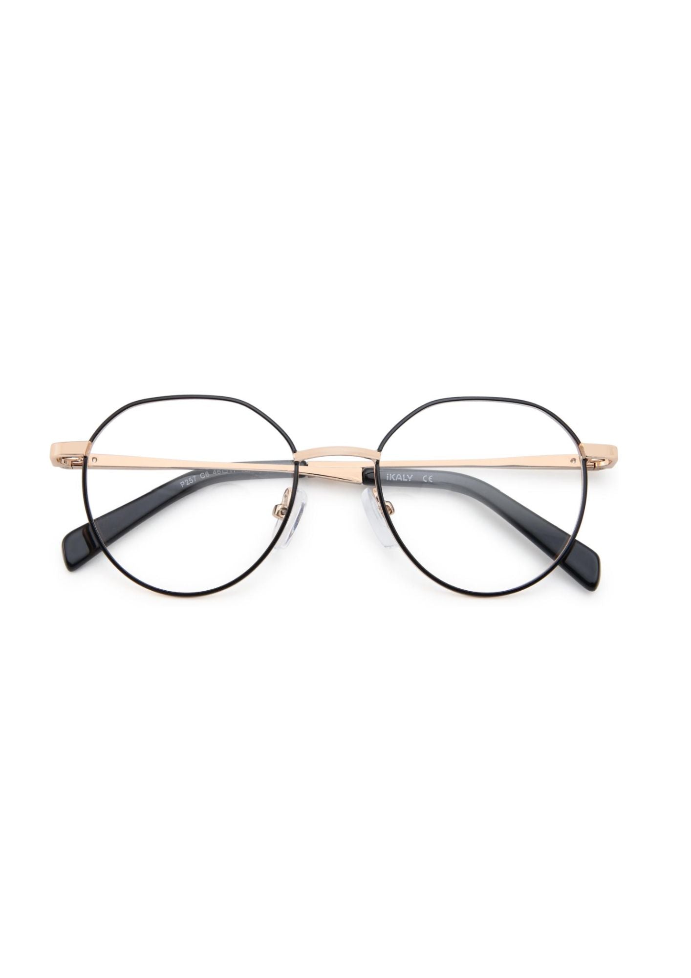 IKALY – P257 | Lunettes de vue enfant métal doré et noir