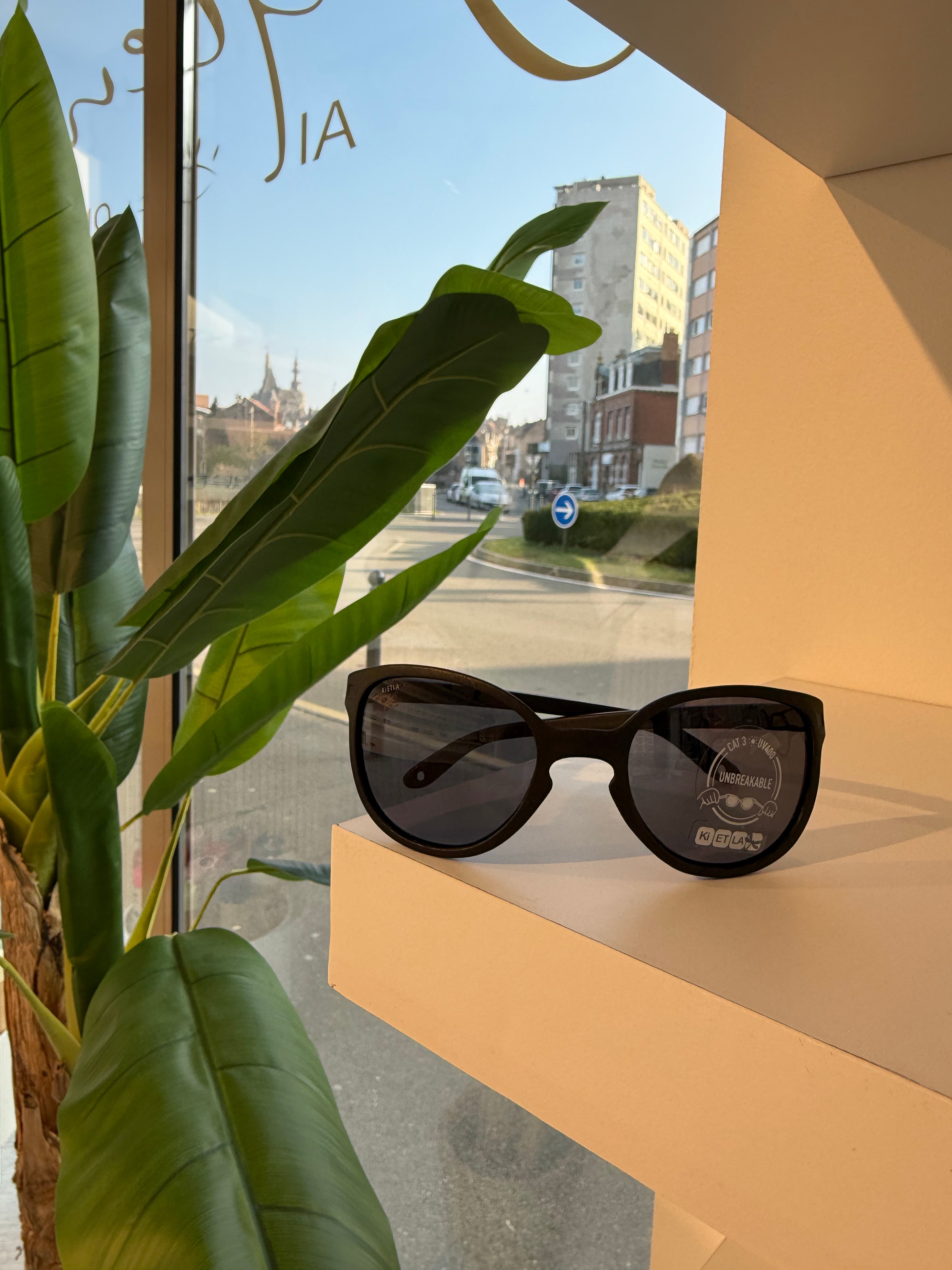 KIETLA - WAZZ | Lunettes de soleil enfant noir 2-4 ans