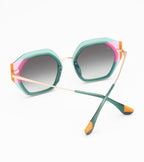 WOODYS Ariadna – Lunettes de soleil femme verte