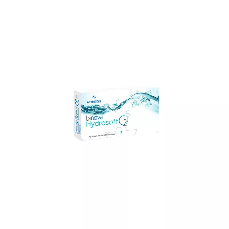 NOVACEL BINOVA HYDROSOFT 02 – Lentilles mensuelles incolores - BTE 6