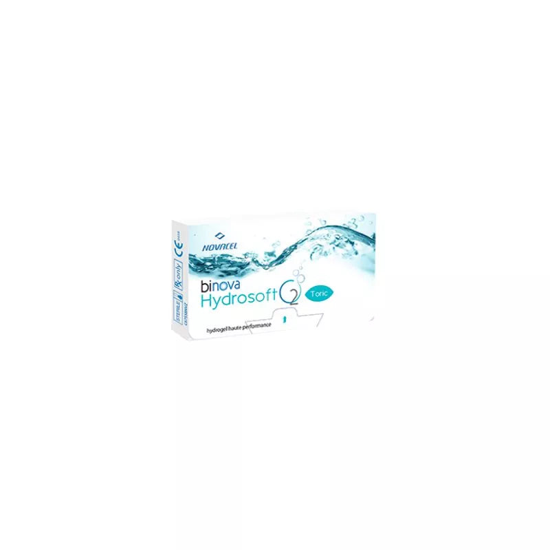 NOVACEL BINOVA HYDROSOFT 02 TORIC – Lentilles mensuelles toriques - BTE6