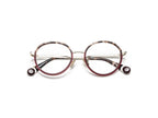 LE PARC – CRATE | Lunettes de vue femme combiné or et écaille rouge
