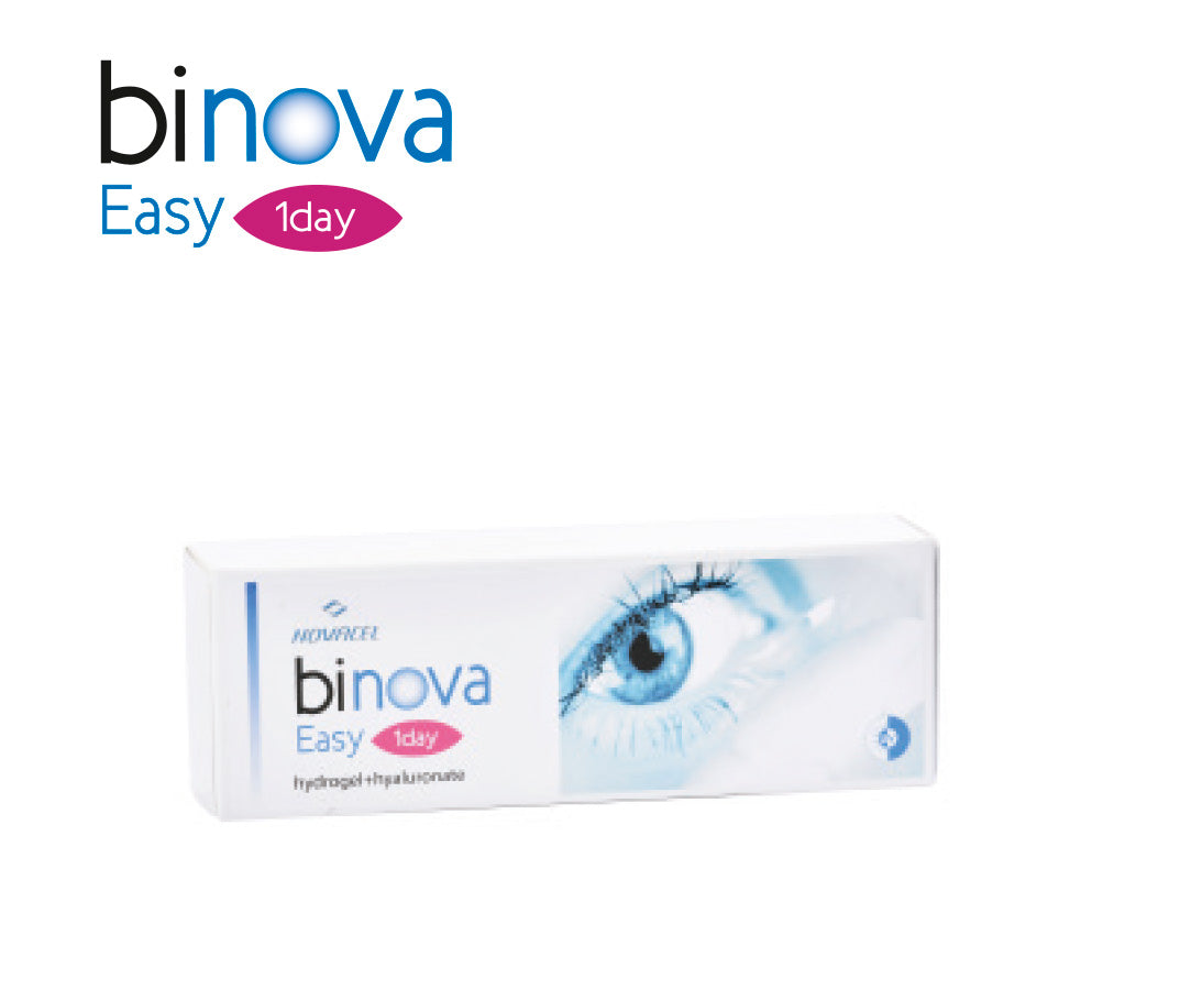 NOVACEL BINOVA EASY 1 DAY UP – Lentilles journalières incolores - BTE 30
